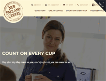 Tablet Screenshot of newenglandcoffee.com